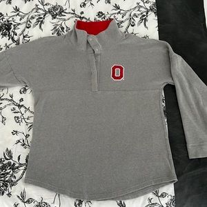 Victoria’s Secret PINK- Ohio State 1/4 Sweater